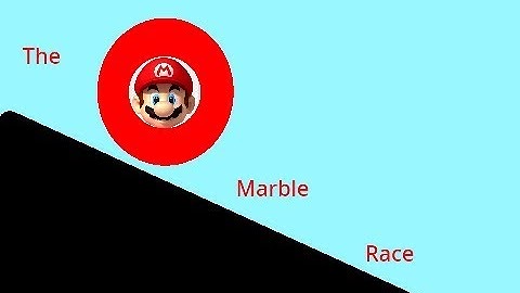 Mario Marble Race (Select your marble for the race!)
