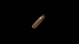 Rifle Bullet Shell Spinning Falling | VFX Stock Footage | Free Download | Full HD| Download Link