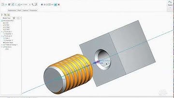 PTC Creo - Modeling Physical Threads per UNS