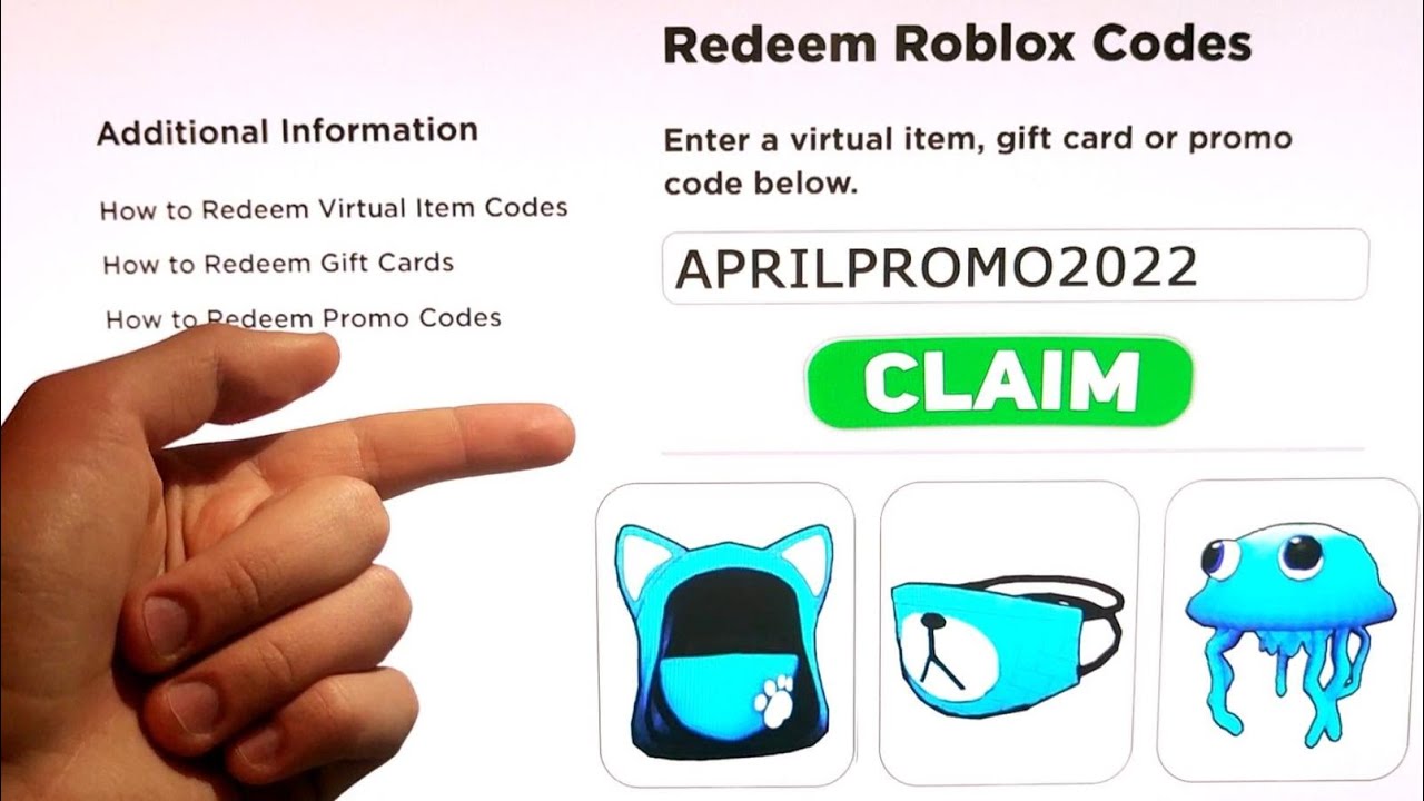 5 *NEW* Roblox PROMO CODES 2022 All FREE ROBUX Items in OCTOBER + EVENT