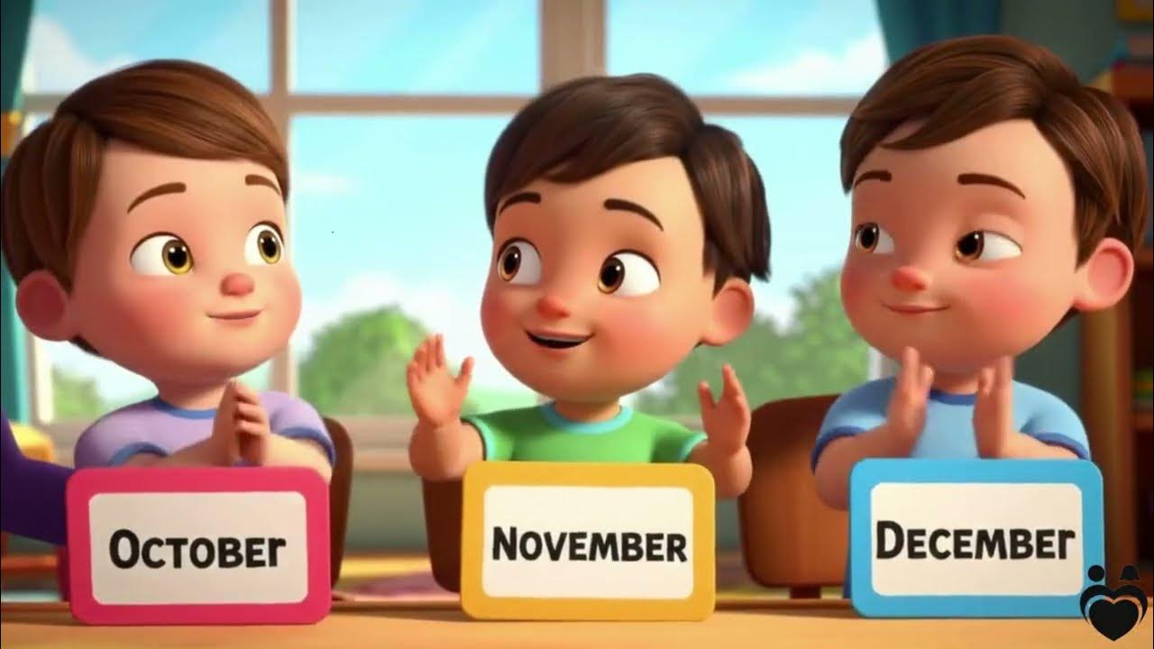 Months Of The Year | Nursery Rhymes & Learning Song | Toddler & Kids Months Of The Year | Nursery Rhymes & Learning Song | Toddler & Kids
