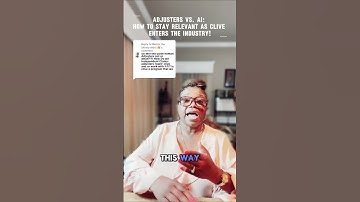 Adjusters vs. AI: How to Stay Relevant as Clive Enters the Industry! #claimsadjuster #ai