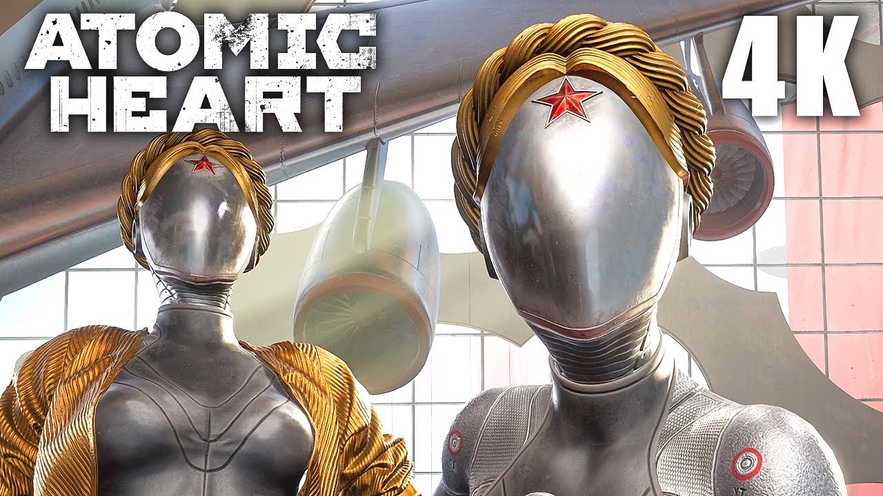 ATOMIC HEART All Twins Robots Cutscenes (4K 60FPS) - No Commentary ...