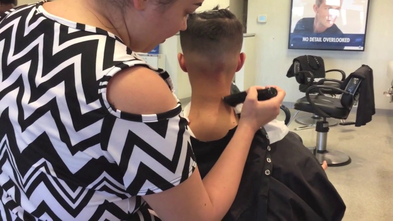 Sascha LV: She Gets an Undercut Pixie (YT Original)