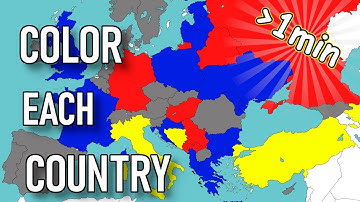 How to Color each Country | Make Your Own Map