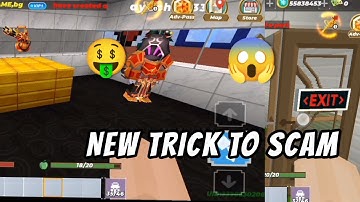 NEW TRICK TO SCAM IN SKYBLOCK || BLOCKMAN GO #skyblock #blockmango #skyblockduplication #scammer