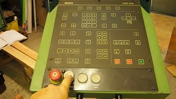 MAHO MH400E trouble shooting