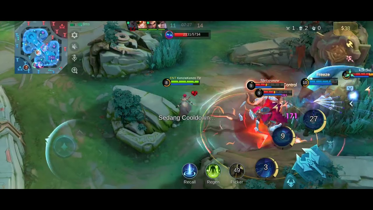 DETIK-DETIK AKHIRNYA MYTHIC‼️EUDORA SEKALI SAMBAR PETIR ⚡ LANGSUNG ILANG ‼️