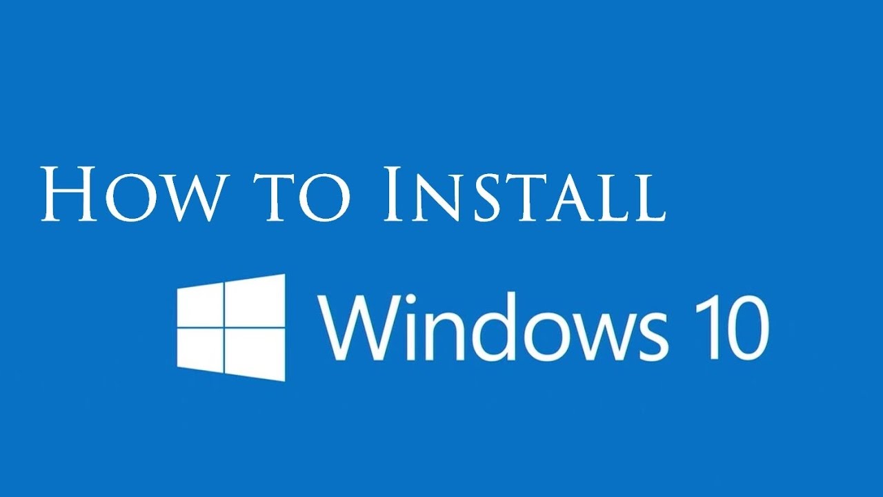 How to Install Windows 10 from USB Drive Pen Drive Flash Drive