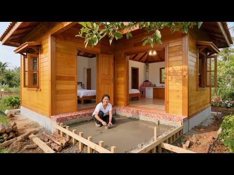 The young woman secretly built her dream villa in just 261 days.| by@Hoàng Thị Tâm ‬