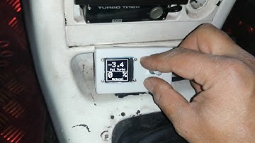 Kit agua/metanol, Proyecto inyección Metanol casero con nueva pantalla TFT 240x240