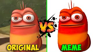 Red Larva Oi Oi Oi Original VS Meme