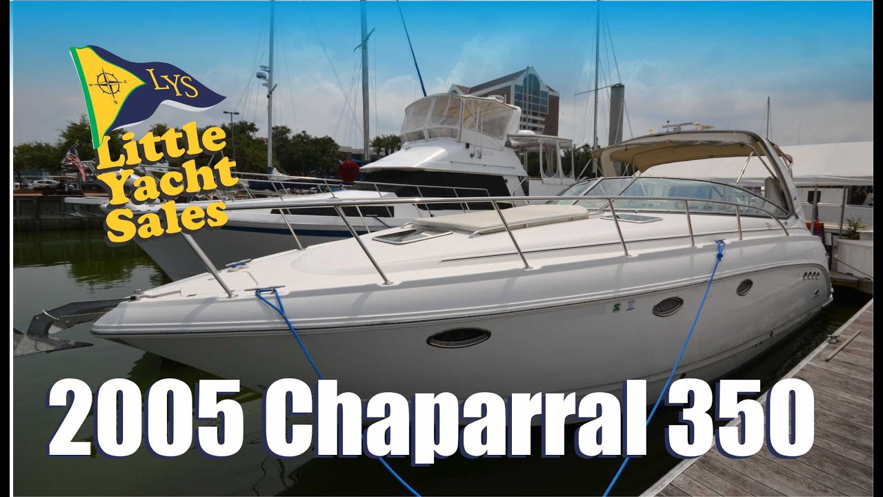 ⁣SOLD!!! 2005 Chaparral 350 Signature Express Cruiser for sale at Little Yacht Sales, Kemah Texas