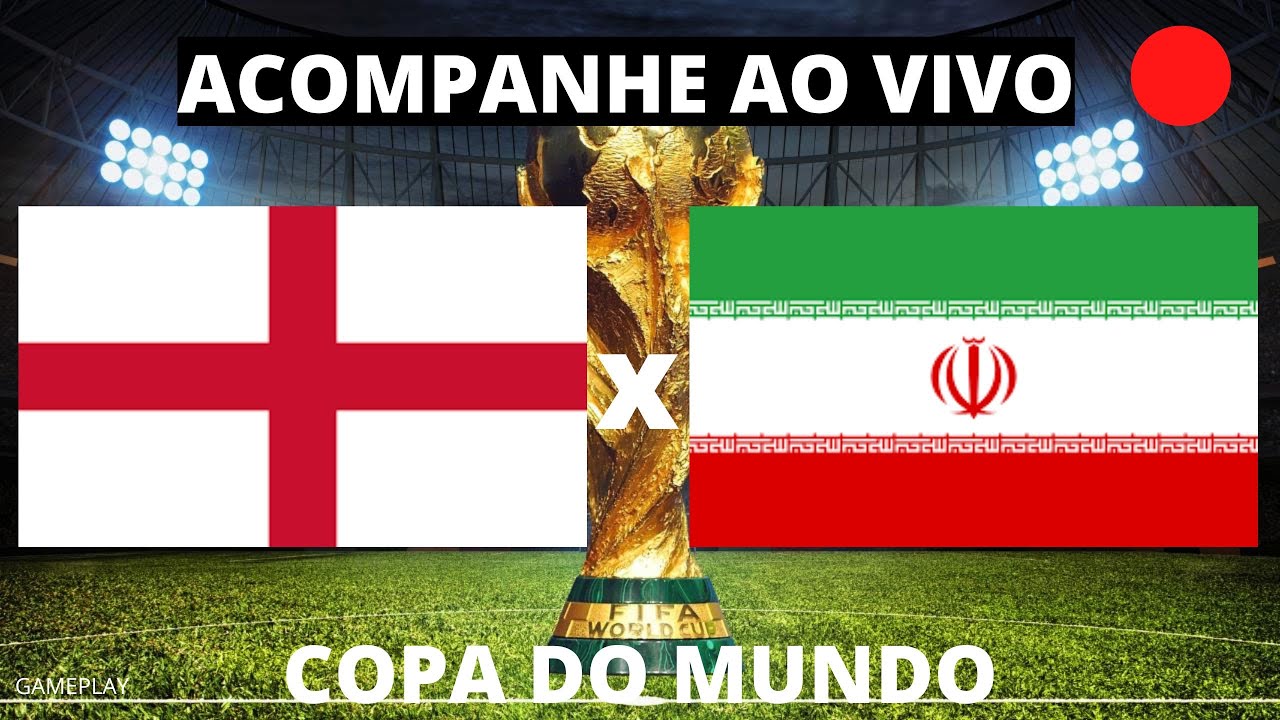 INGLATERRA X IRÃ AO VIVO COM IMAGENS - FASE DE GRUPOS 21/11/22 ...