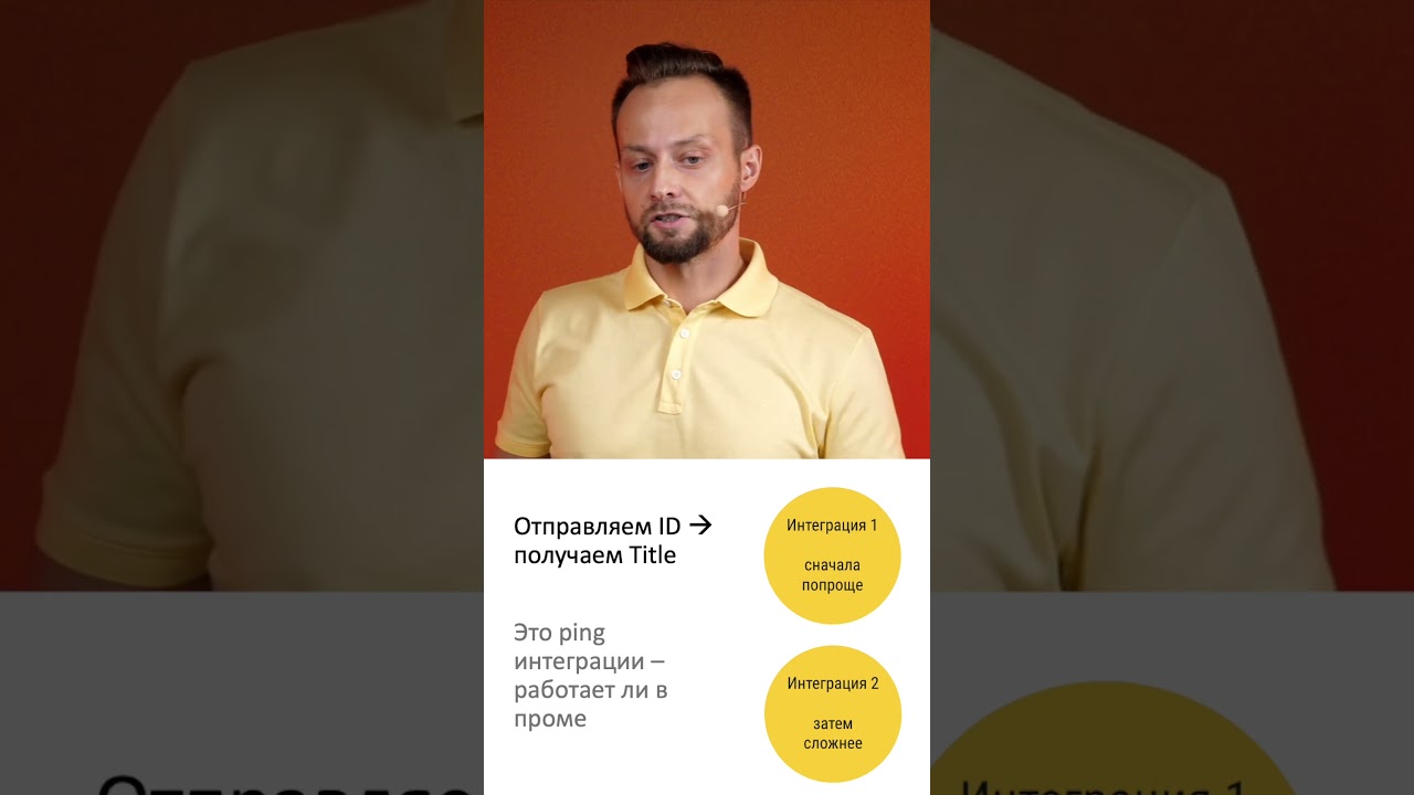 Ping интеграции позволяет проверить работоспособность в проме (Pop-it декомпозиции, уровень 2)