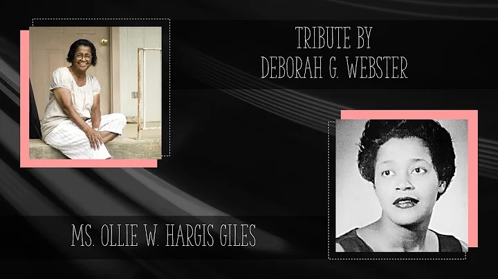 In Loving Memory of Ms. Ollie W. Hargis Giles