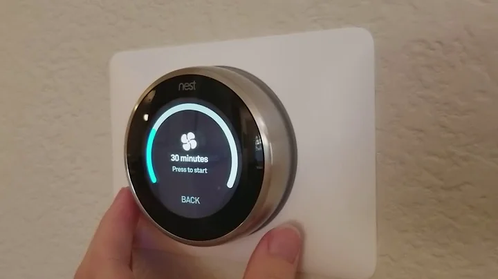 Fan Only On Nest Thermostat