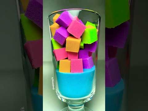 very satisfying and relaxing kinetic sand ASMR, Drops and squis #Sands #satisfying #relaxingmusic