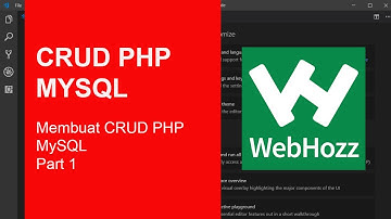 Belajar PHP MySQL : Membuat CRUD PHP MySQL Part 1