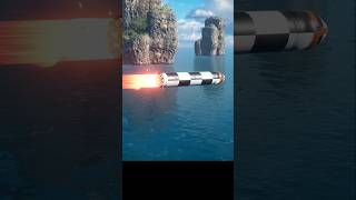 Ballistic RSM-56 Bulava Missile in Modern Warships | Missile Launching 🔥 | #Shorts