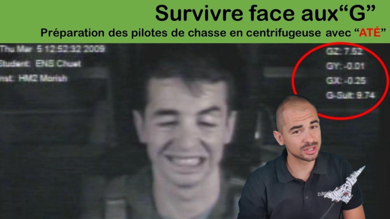 PILOTE DE CHASSE ET G: La centrifugeuse pour resister au facteur de charge.