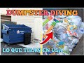 DUMPSTER DIVING / Lo que tiran en USA 🇺🇸🇲🇽 tiendas tira cosas nuevas a la basura.