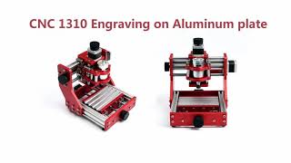 CNC1310 engraving on aluminum plate