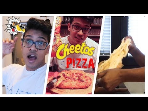 CHEESY HOT CHEETOS PIZZA REZEPT + GESCHMACKSTEST | SHAYTOWAY