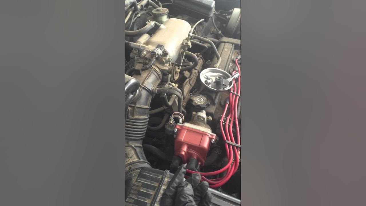 Como cambiar tapa del distribuidor y rotor Honda CRV. Código PO300 3ra
