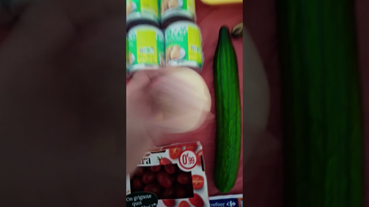 2 часть видео. Покупки из супермаркета C market,  на сумму 24.18€. Сент-Этьен,  Франция 11.01.2024 г