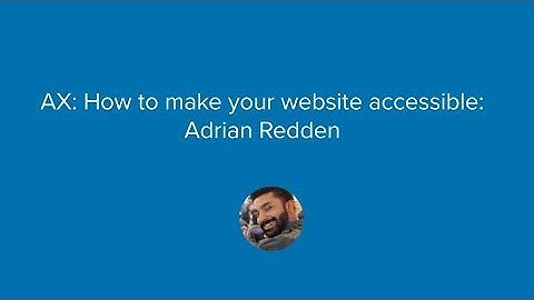 AX: How to make your website accessible?