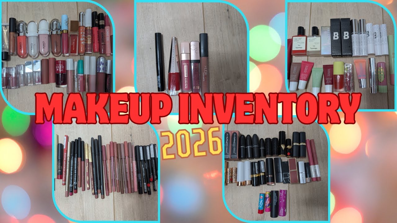 2026 Makeup Inventory – All My Lip Products