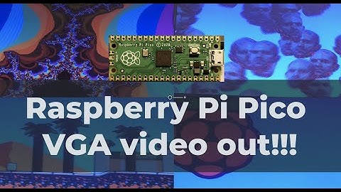Raspberry Pi Pico VGA video output using only resistors