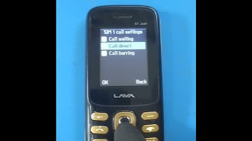 How to Deactivate Call Divert in Lava A1 Josh
