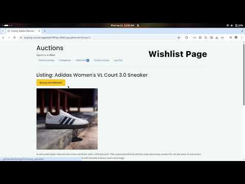 CS50 Web Project 2 | Commerce