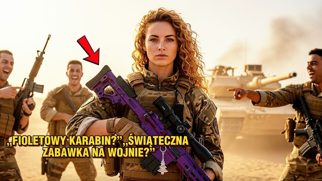 Marines wyśmiali jej fioletowy karabin i świąteczny brelok — potem zamilkli z szoku