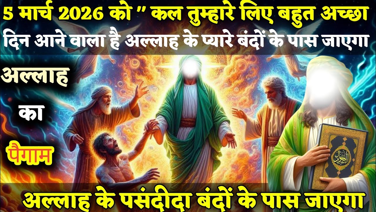 कल तुम्हारे लिए बहुत अच्छा दिन आने वाला है अल्लाह के प्यारे बंदों के पास जाएगाVoice_of-Allah । #amen