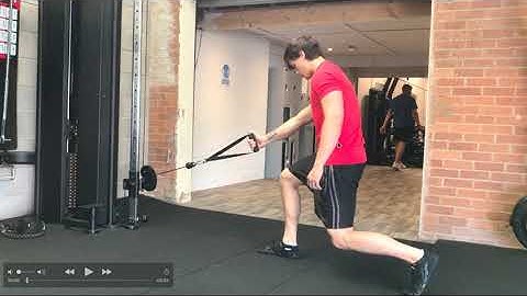 Ipsilateral Cable Lunges
