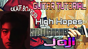 High Hopes - Joji //Easy Guitar Tutorial (Lesson)+How to play chords