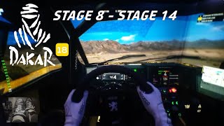 DAKAR 18 Playthrough - Stage 8~ Stage 14 Final (PART 2)