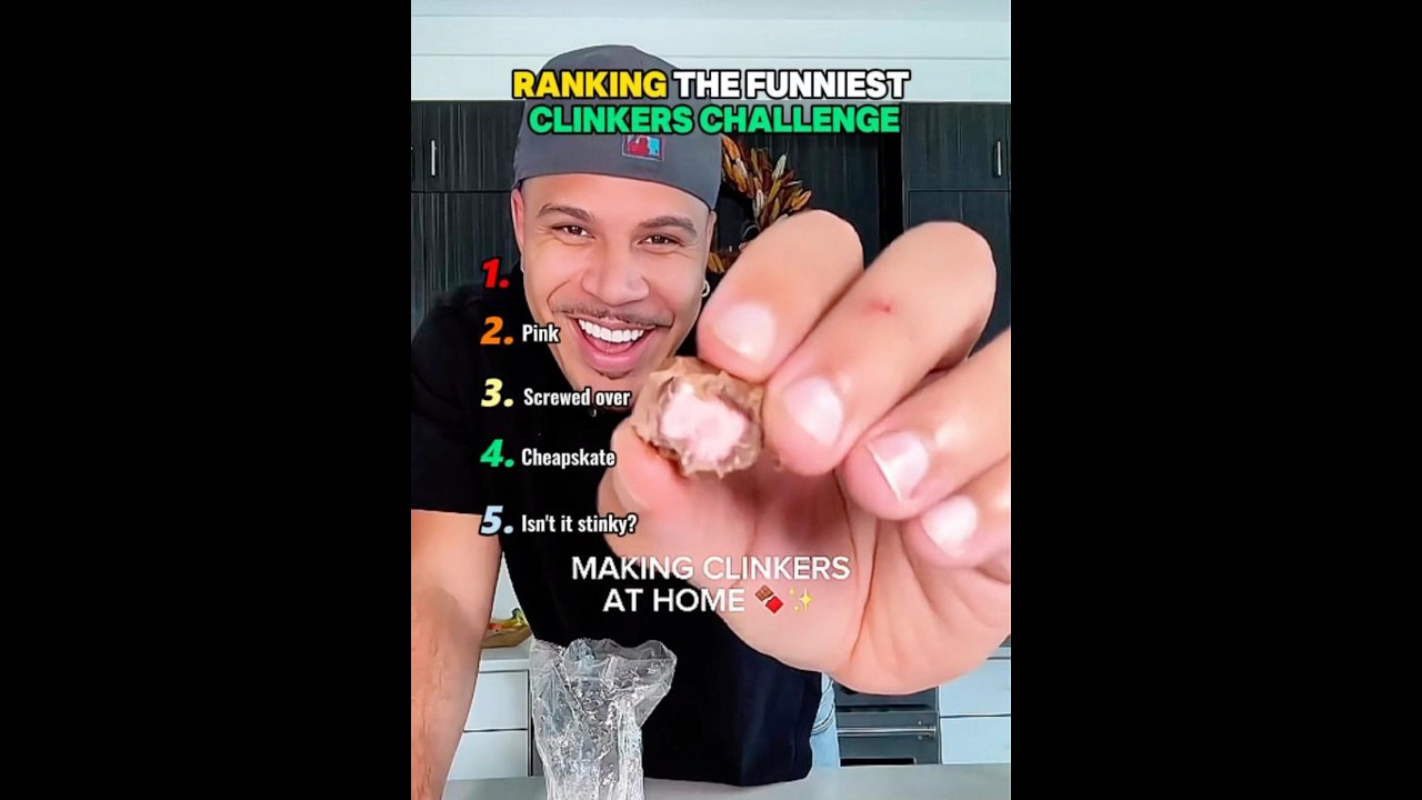 Ranking The Funniest Clinkers Challenge moments 🍬😱 #shorts #clinkerschallenge #candy #funny#fun