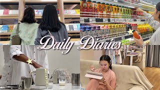 Daily Diaries 🧚🏻‍♀️🍓 || Morning Workout, Hangout, Night Care Routine