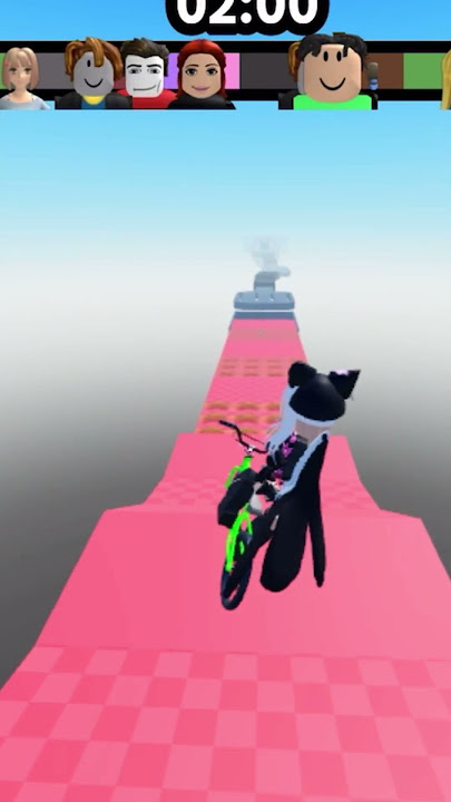 Playing Roblox bike of hell || #roblox #shortsfeed #bikeo