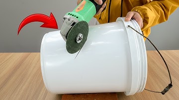 Cut a Paint Bucket and See What Happens! Most People Can’t Imagine This 😱