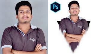 How To Create Triangle Pop Out Portrait Effect Photoshop CC IN Hindi Art Balaghat