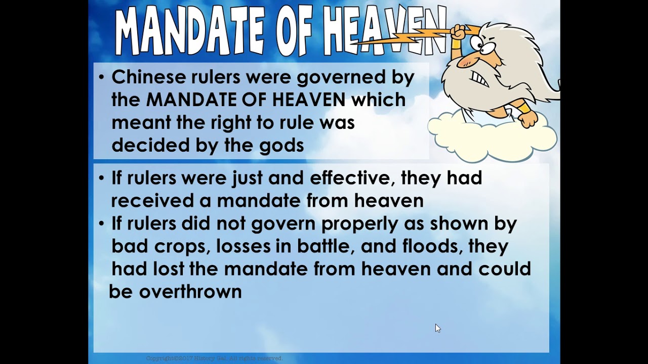 Mandate of Heaven - YouTube