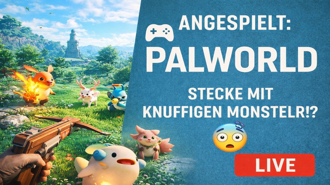 🕹️ Angespielt: Palworld deutsches Gameplay – Survival, Basebau & Chaos 🐾🔫