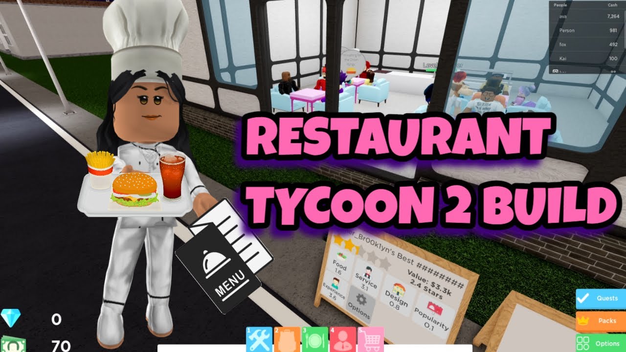 RESTAURANT TYCOON 2 BUILD FIRST TIME BUILD YouTube