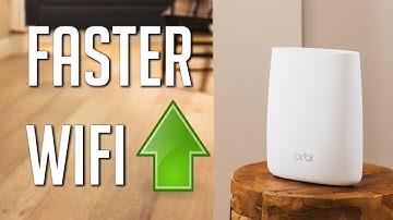 Make WiFi faster - Netgear Orbi 3000mbit Powerhorse !