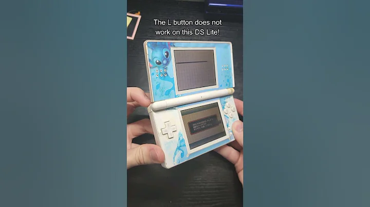 Fixing the L button on a DS Lite! L and R Shoulder Button Fix #nintendo #ds #repair #pokemon #shorts